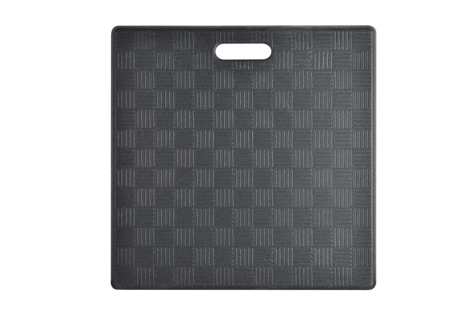 # 18001-31 Anti-Fatigue, Ergonomically Engineered, Non-Toxic, Non-Slip, Waterproof, All-Purpose PU Floor Mat, Basket Weave Pattern, 20" x 20" x .62" thickness, Black Color (1 Pack)