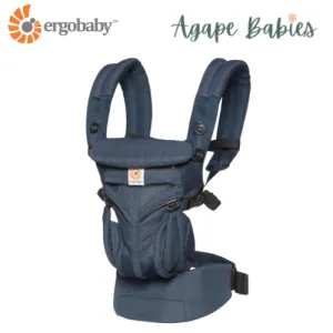 [1 year local warranty] Ergobaby Omni 360 Cool Air Mesh Baby Carrier - Midnight Blue