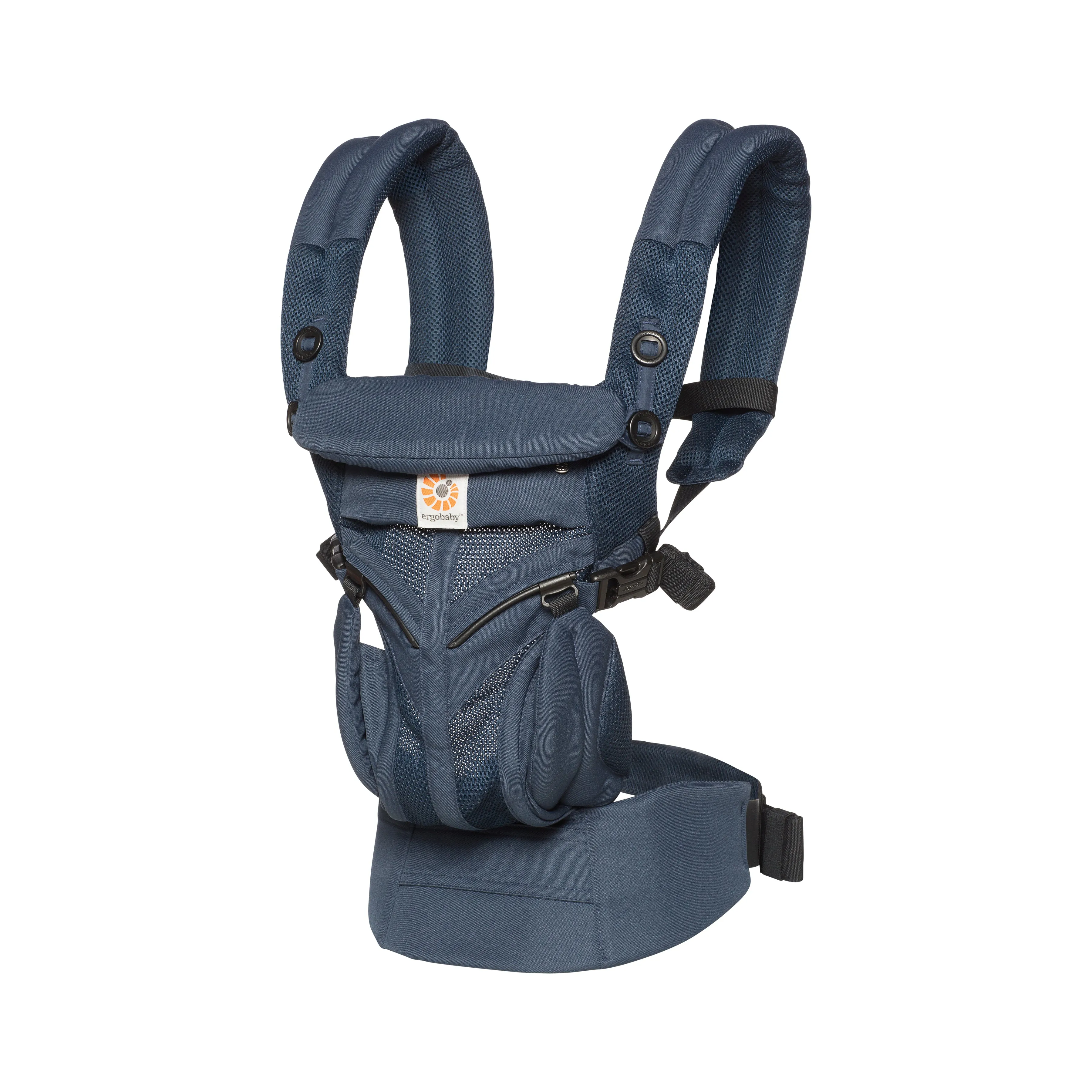 [1 year local warranty] Ergobaby Omni 360 Cool Air Mesh Baby Carrier - Midnight Blue