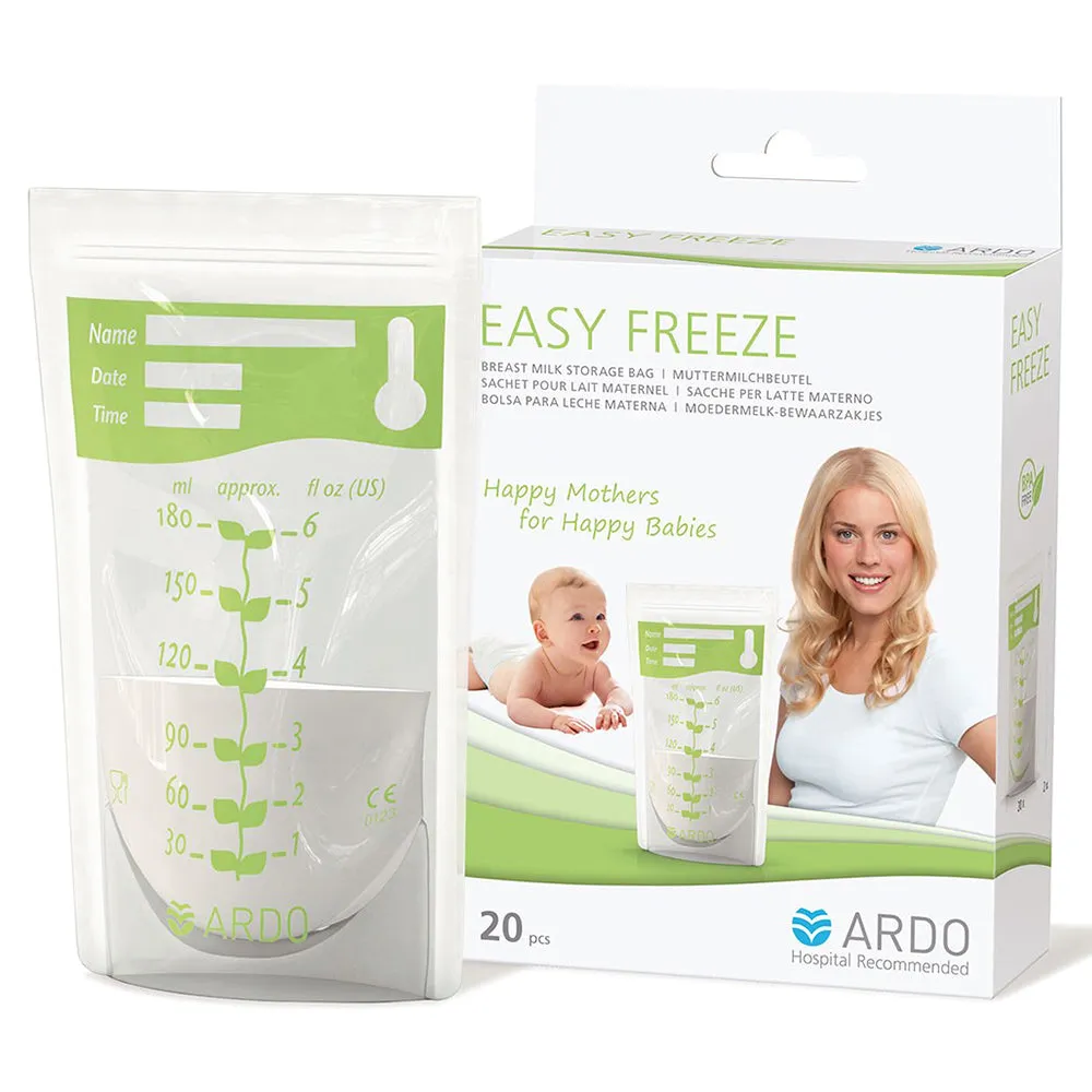 Ardo Easy Freeze Milk Storage Bag, 20 Pieces