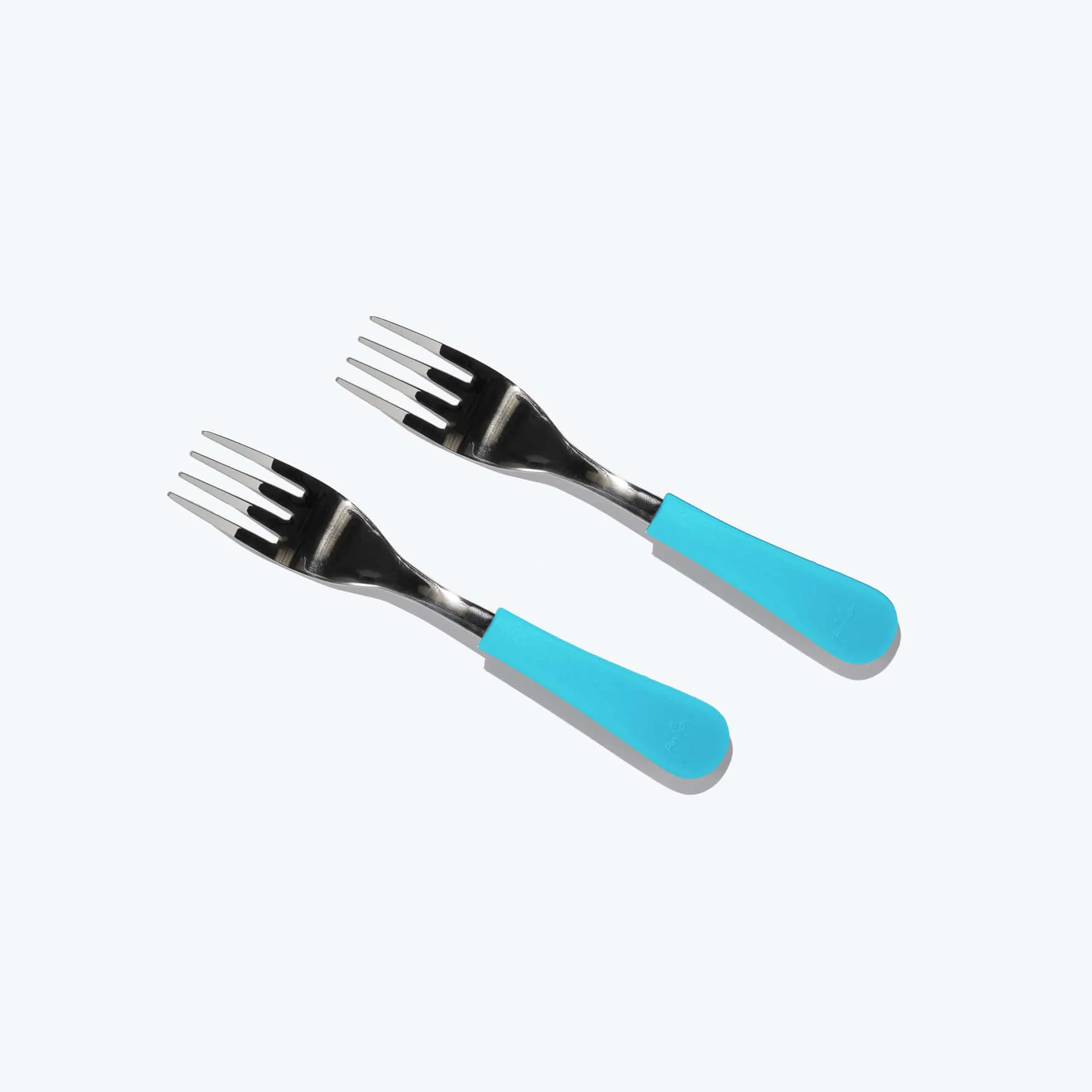 Avanchy Stainless Steel Baby Forks - Pack of 2 - Blue