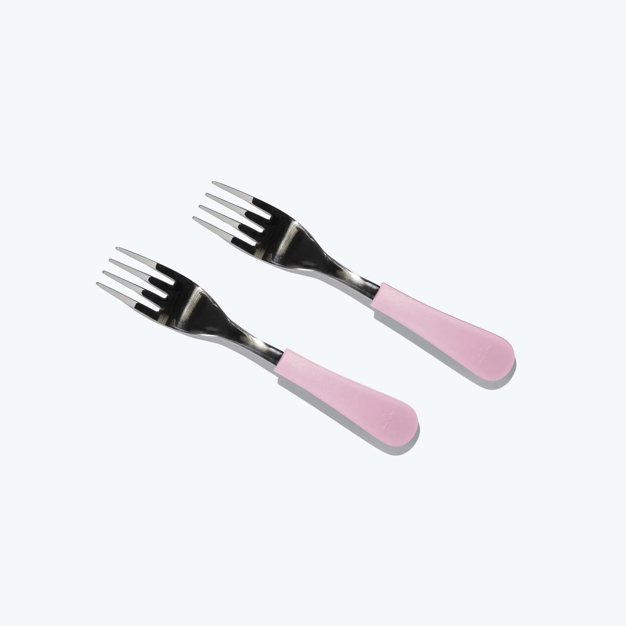 Avanchy Stainless Steel Baby Forks - Pack of 2 - Pink