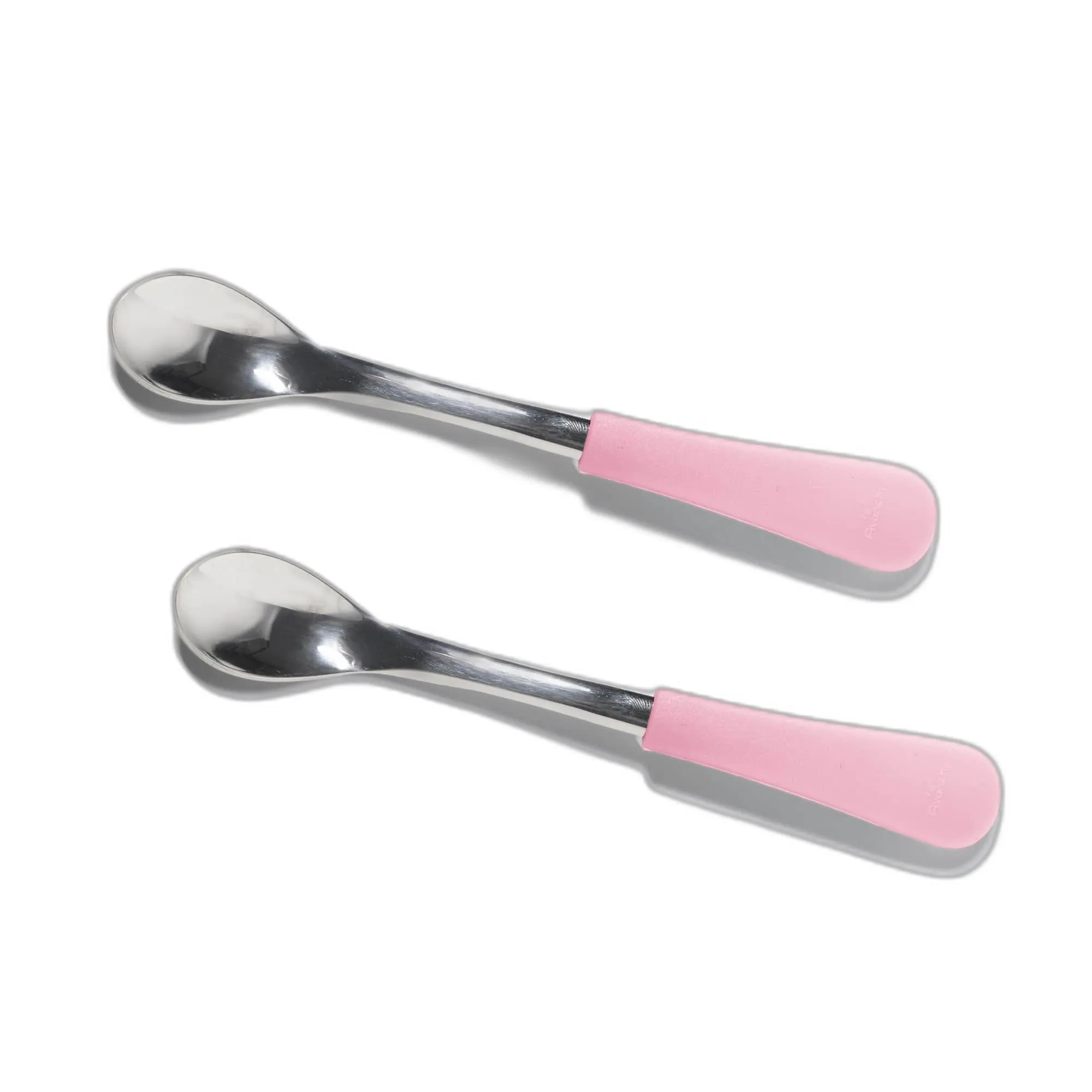 Avanchy Stainless Steel Infant Spoons 2 Pack. (Younger Babies)