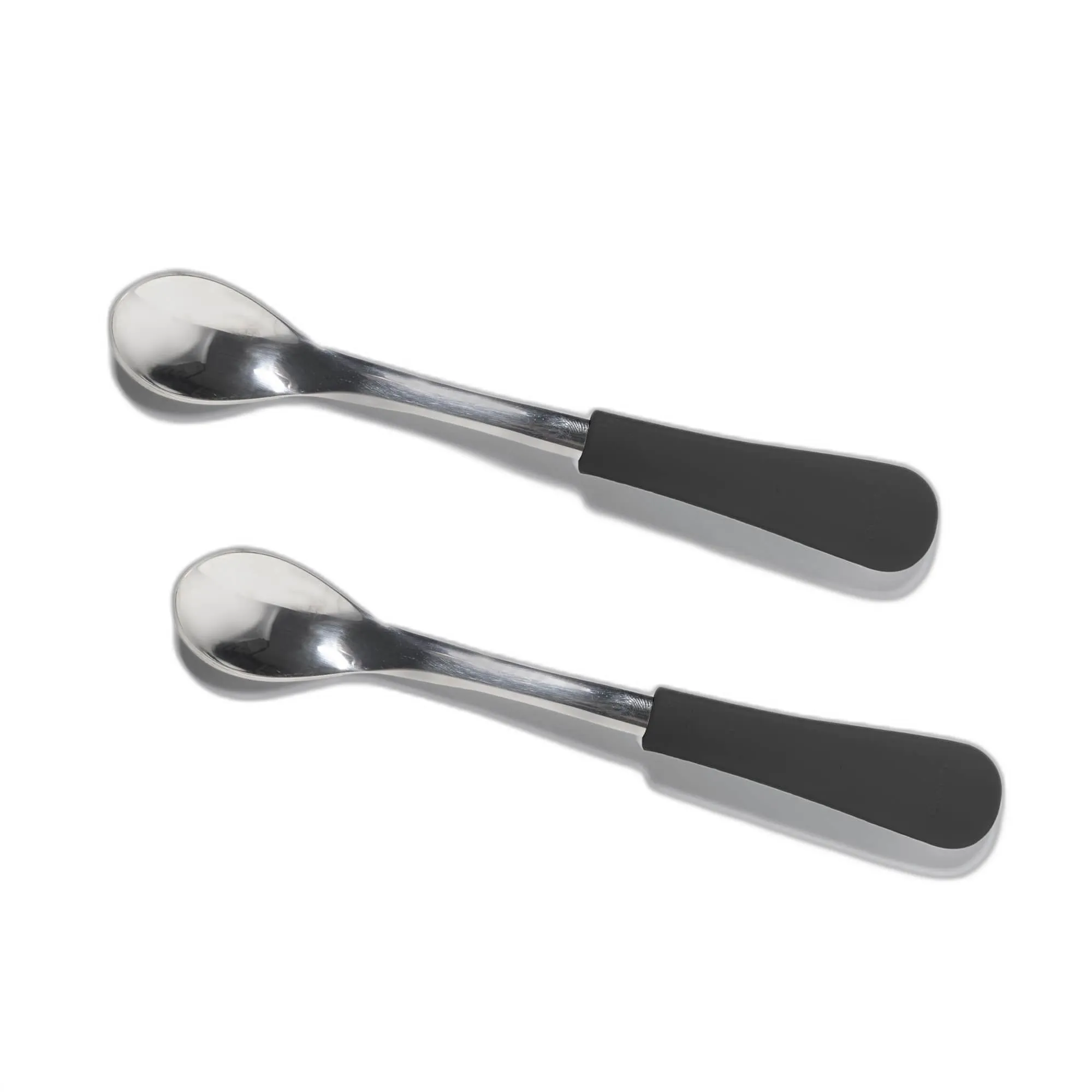 Avanchy Stainless Steel Infant Spoons 2 Pack. (Younger Babies)