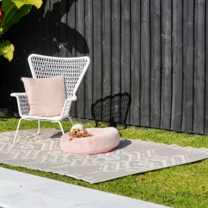 Ayana Grey Recycled Plastic Outdoor Rug