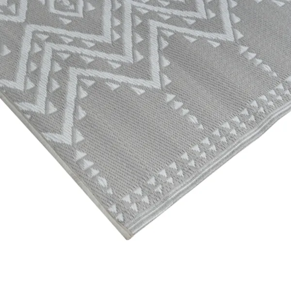 Ayana Grey Recycled Plastic Outdoor Rug