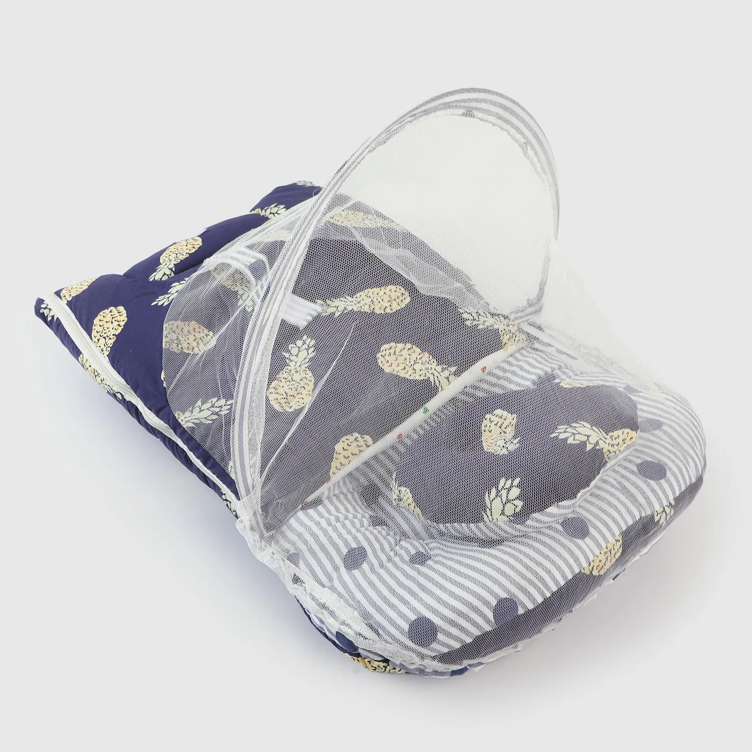 Baby Bed Mosquito Protection Net "Navy Blue" with Pillow