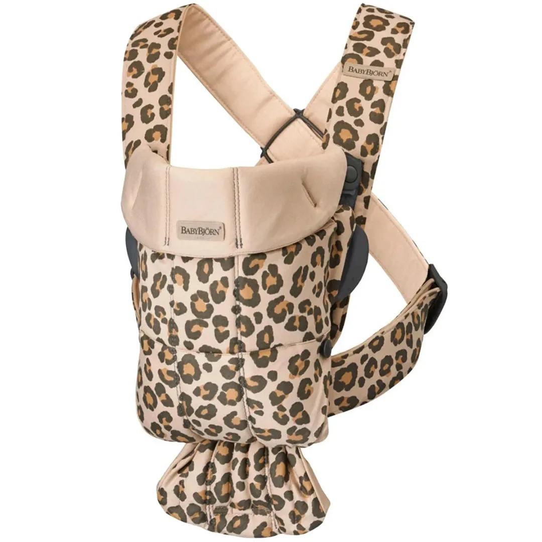 Baby Carrier Mini - Beige Leopard Cotton