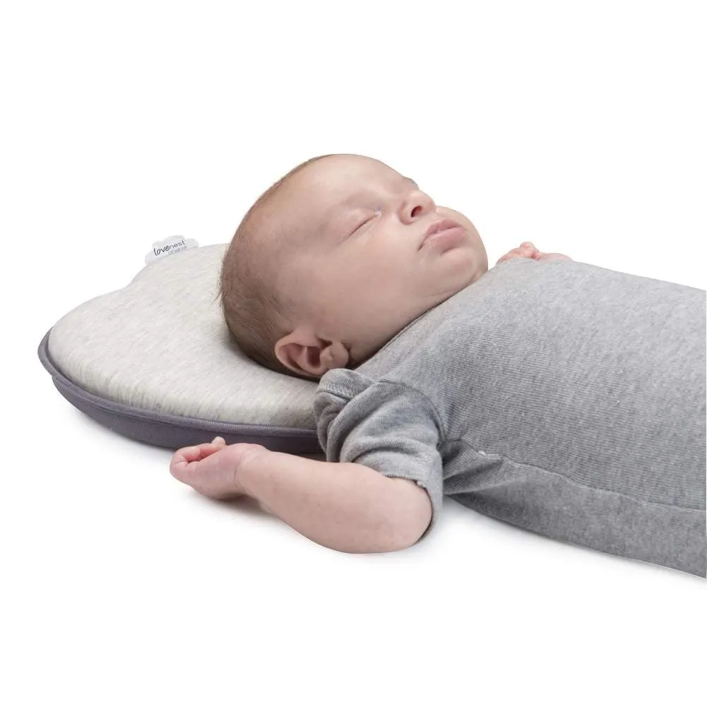 BabyMoov LoveNest Infant Head Support Pillow - Smokey