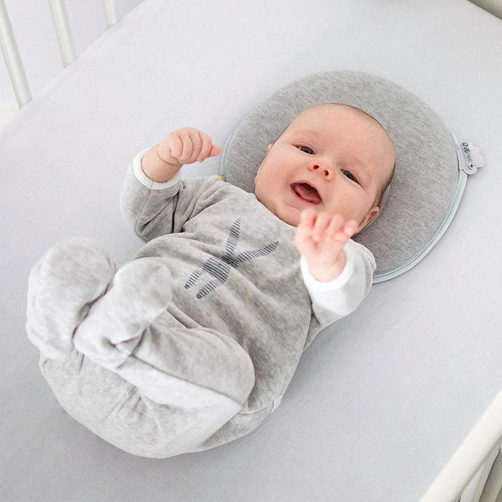 BabyMoov Lovenest Plus Baby Pillow (0-6 Months) - Smokey