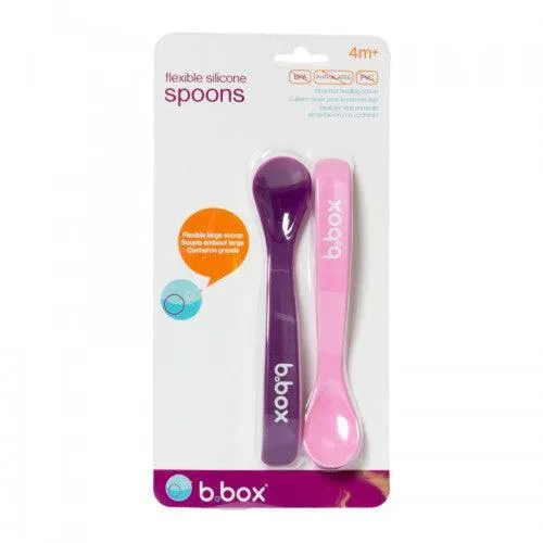 B.box Flexible Silicon Spoons (2 pack)