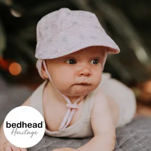 Bedhead Baby Flap Hat with Strap - Charlotte