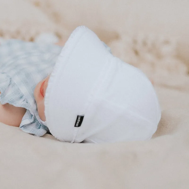 Bedhead Legionnaire Hat Ruffle Trim - White