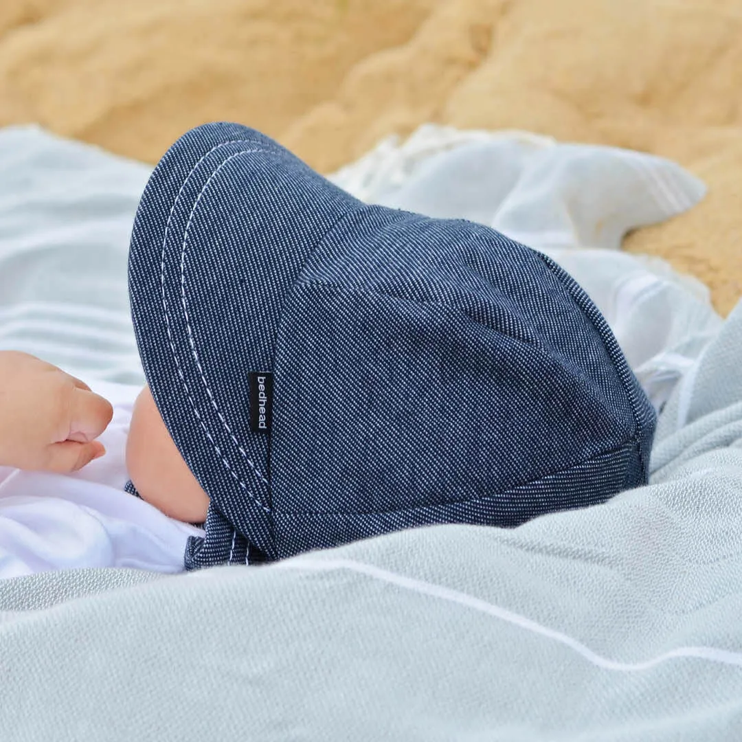 Bedhead Legionnaire Hat with Strap - Denim