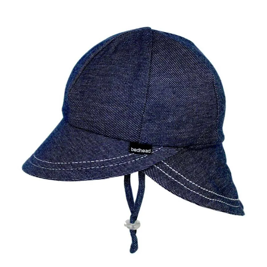 Bedhead Legionnaire Hat with Strap - Denim