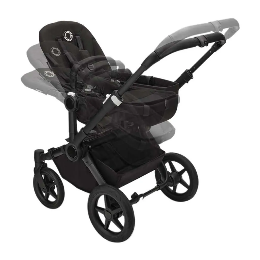 Bugaboo Donkey 5 Mono Complete Stroller, Aluminum / Midnight Black / Midnight Black