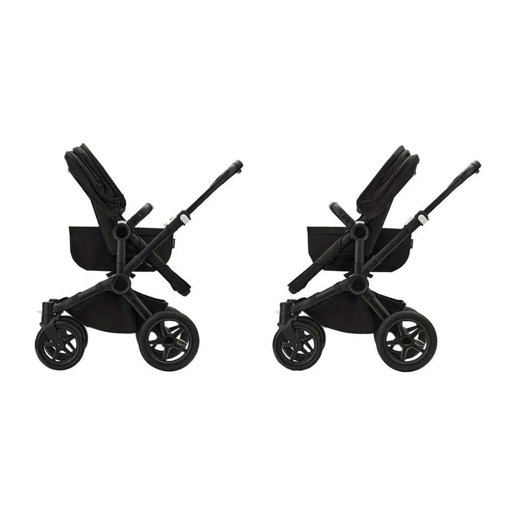 Bugaboo Donkey 5 Mono Complete Stroller, Aluminum / Midnight Black / Midnight Black