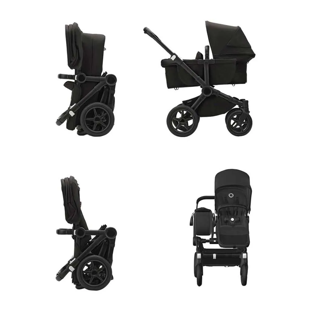 Bugaboo Donkey 5 Mono Complete Stroller, Aluminum / Midnight Black / Midnight Black