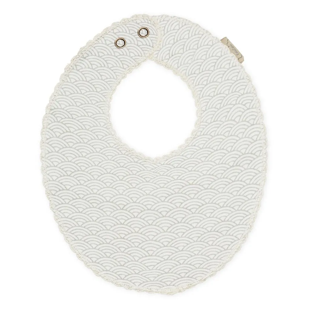 Cam Cam Copenhagen - Jersey Teething Bib - Grey Wave