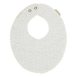 Cam Cam Copenhagen - Jersey Teething Bib - Grey Wave