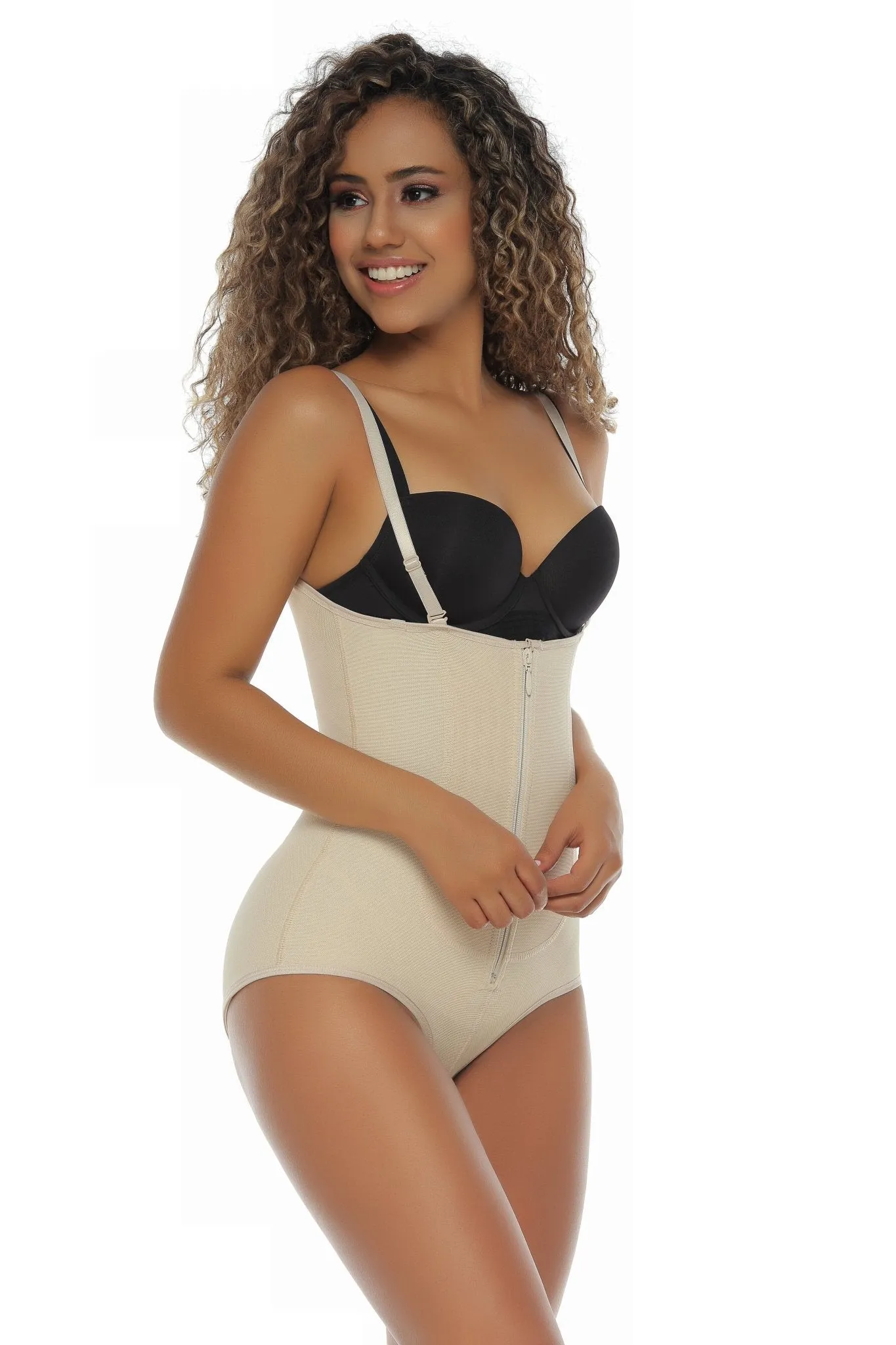 Classic Bottom Firm Body Shaper With Front Zipper