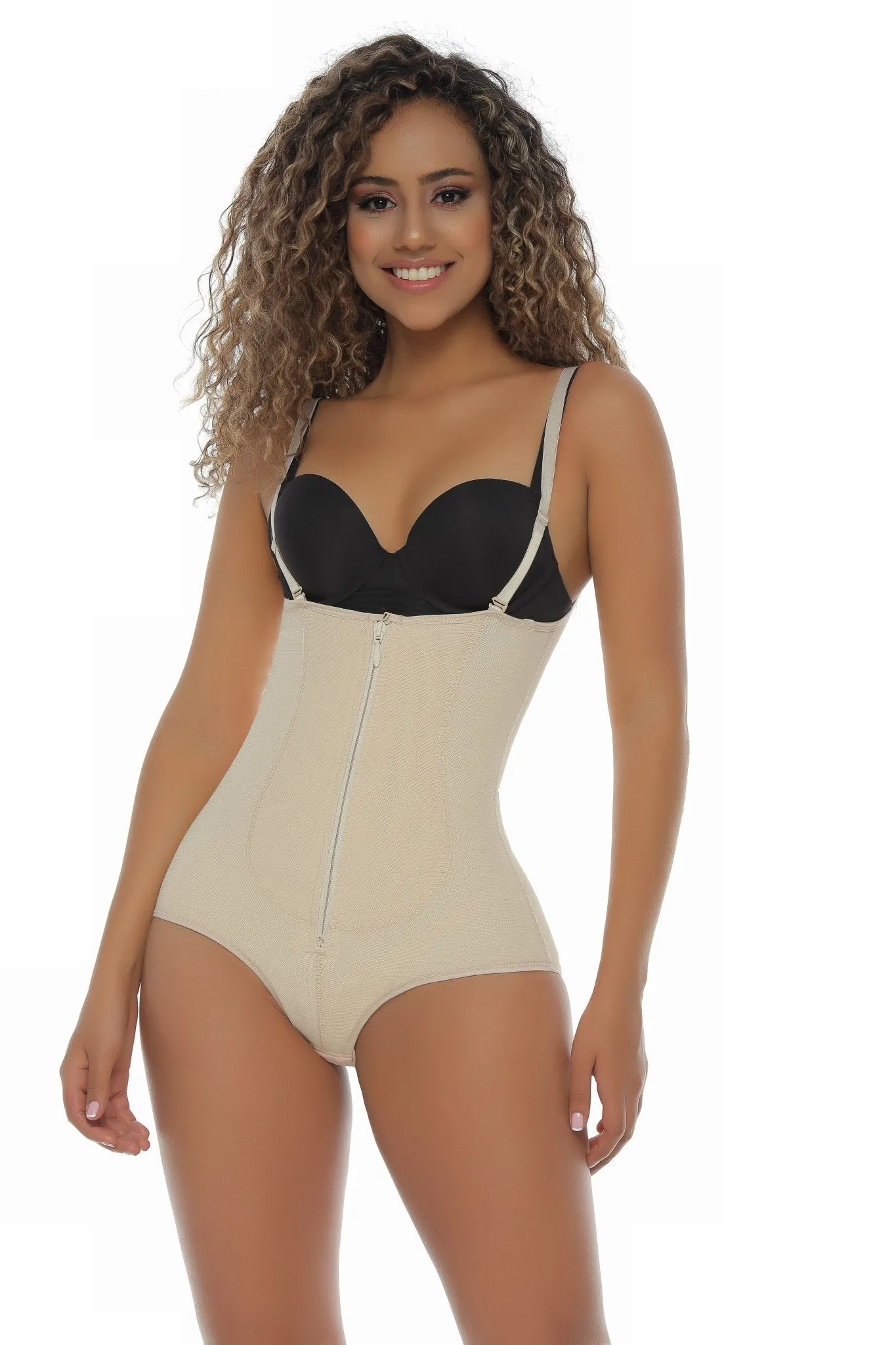 Classic Bottom Firm Body Shaper With Front Zipper