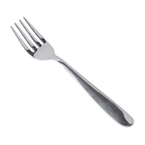 Classic by Embassy Baby Fork, Pack of 12, Stainless Steel, 16.2 cm (Ajanta, 14 Gauge)