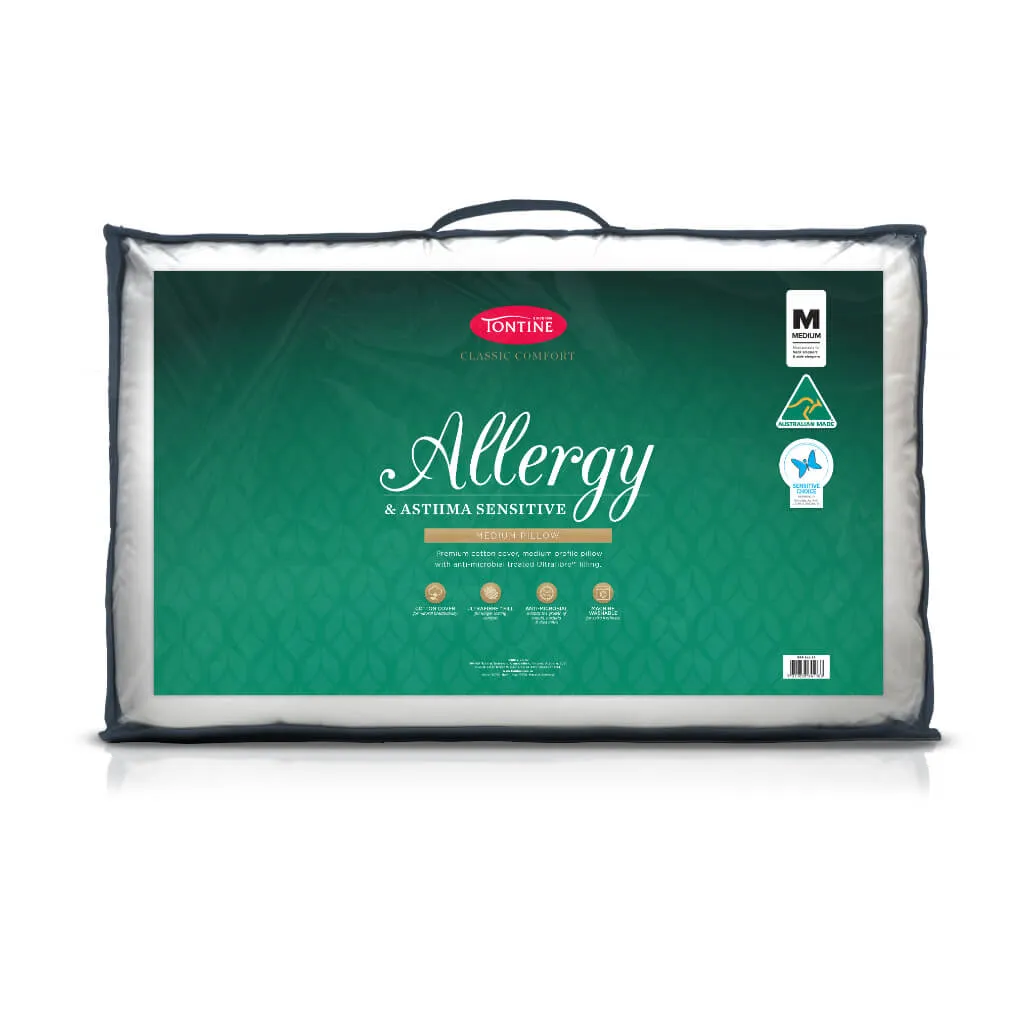 Classic Comfort Allergy & Asthma Sensitive Pillow - Medium