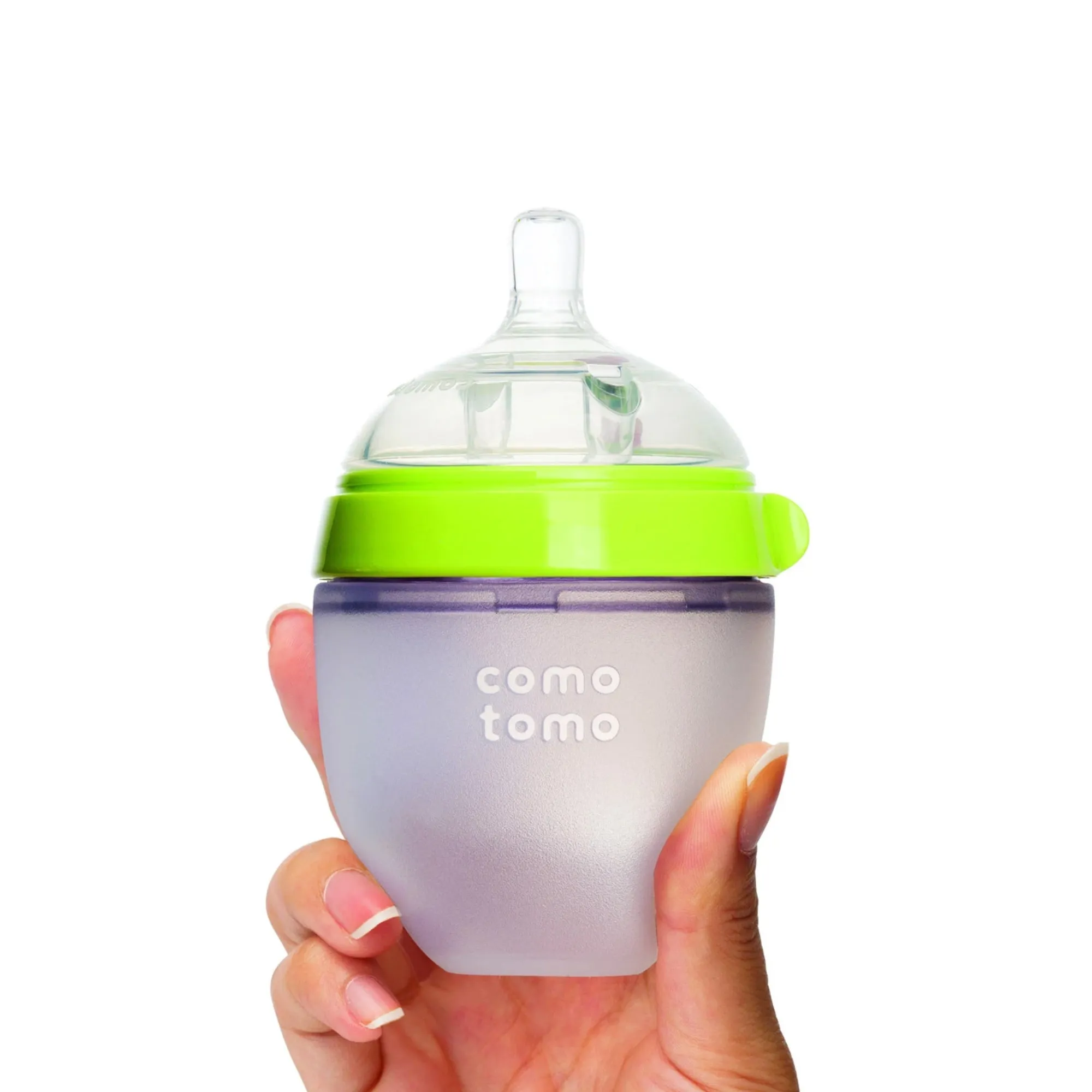 COMOTOMO Silicone Baby Bottle 150ml - Green