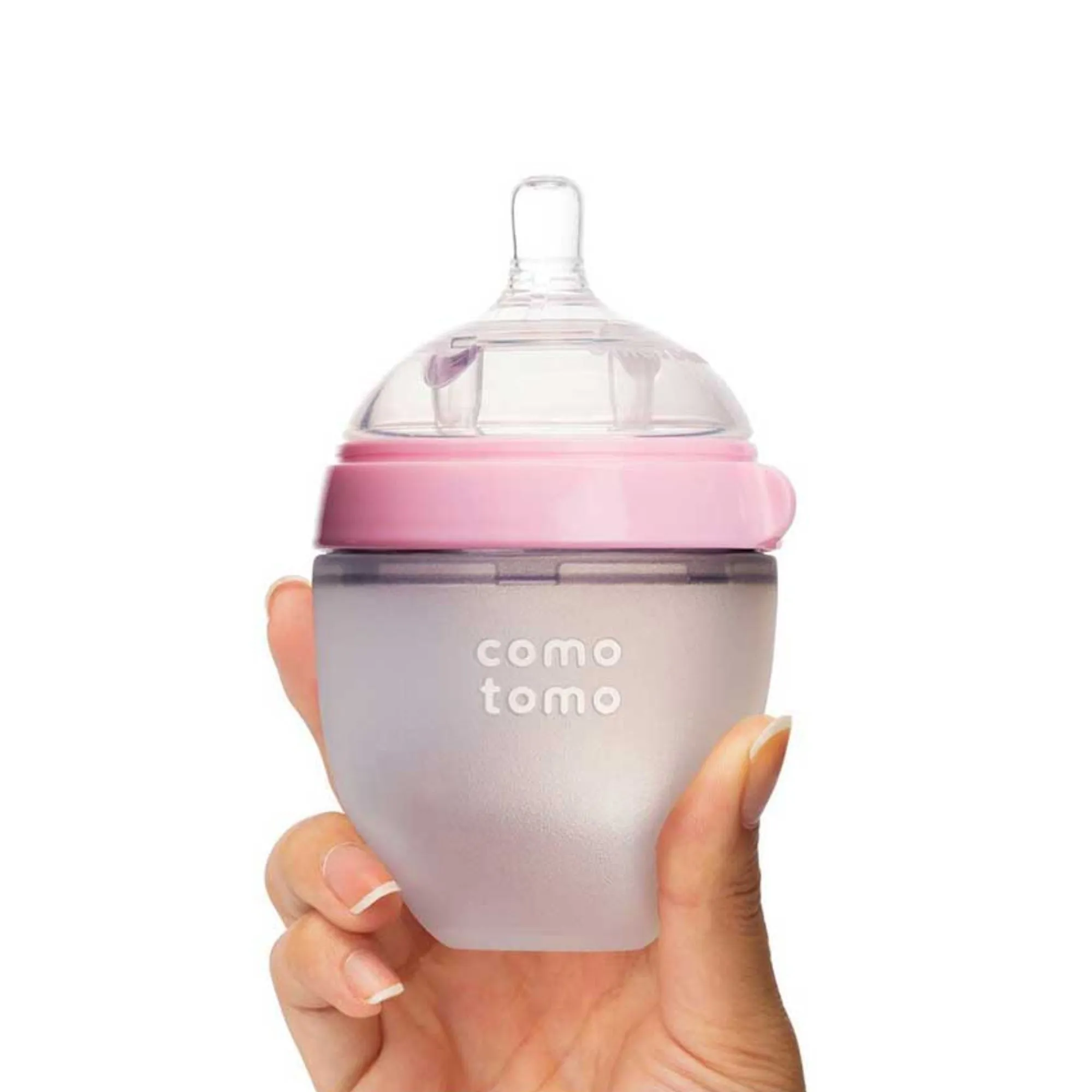 COMOTOMO Silicone Baby Bottle 150ml - Pink