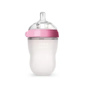 COMOTOMO Silicone Baby Bottle 250ml - Pink