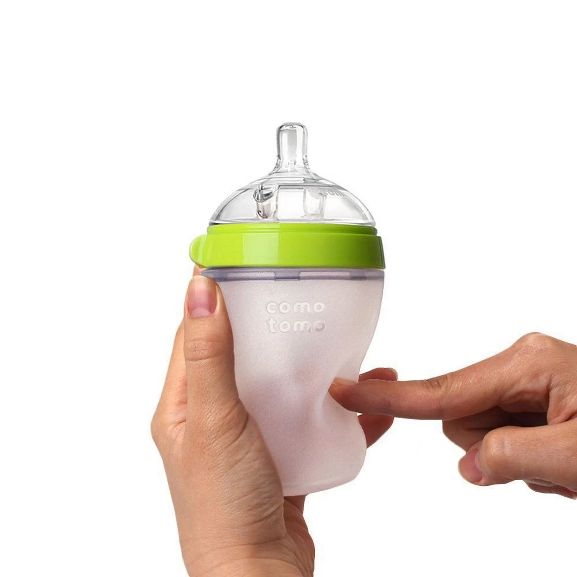 COMOTOMO Silicone Baby Bottle (2Pk)