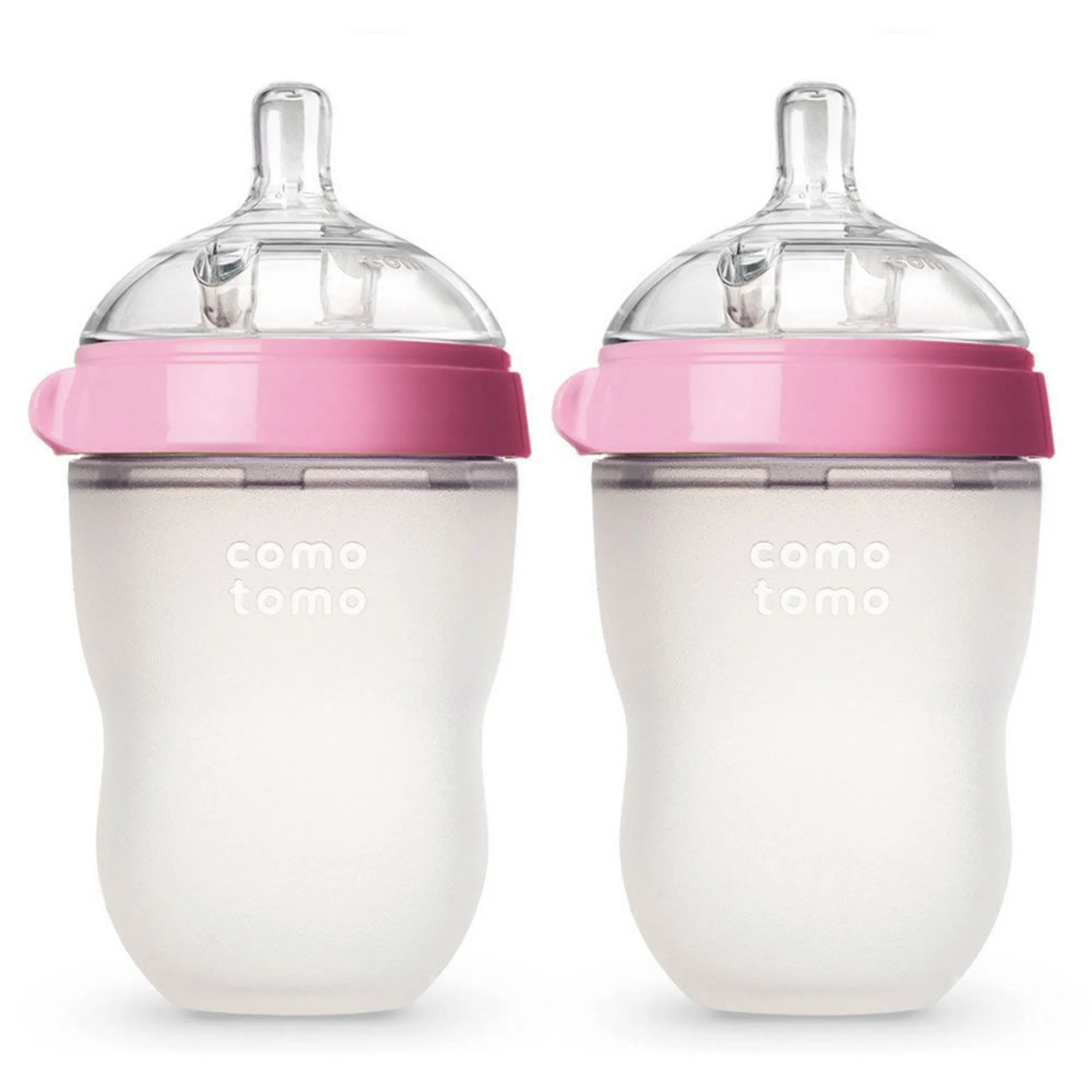 COMOTOMO Silicone Baby Bottle (2Pk)