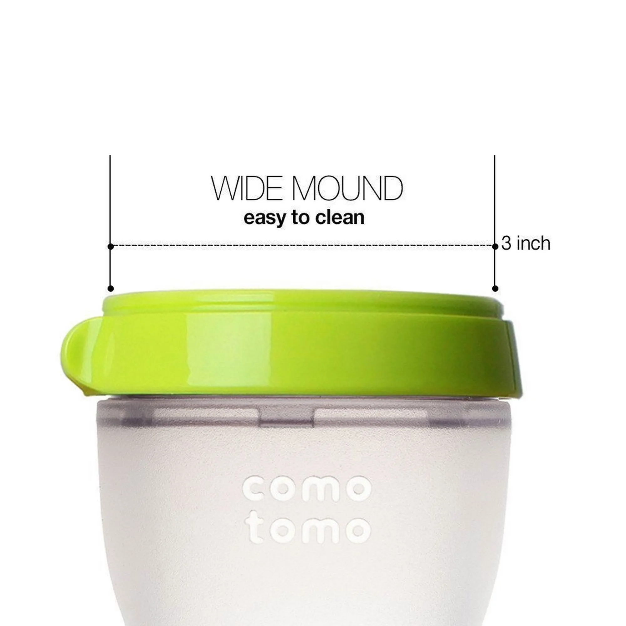 COMOTOMO Silicone Baby Bottle (2Pk)