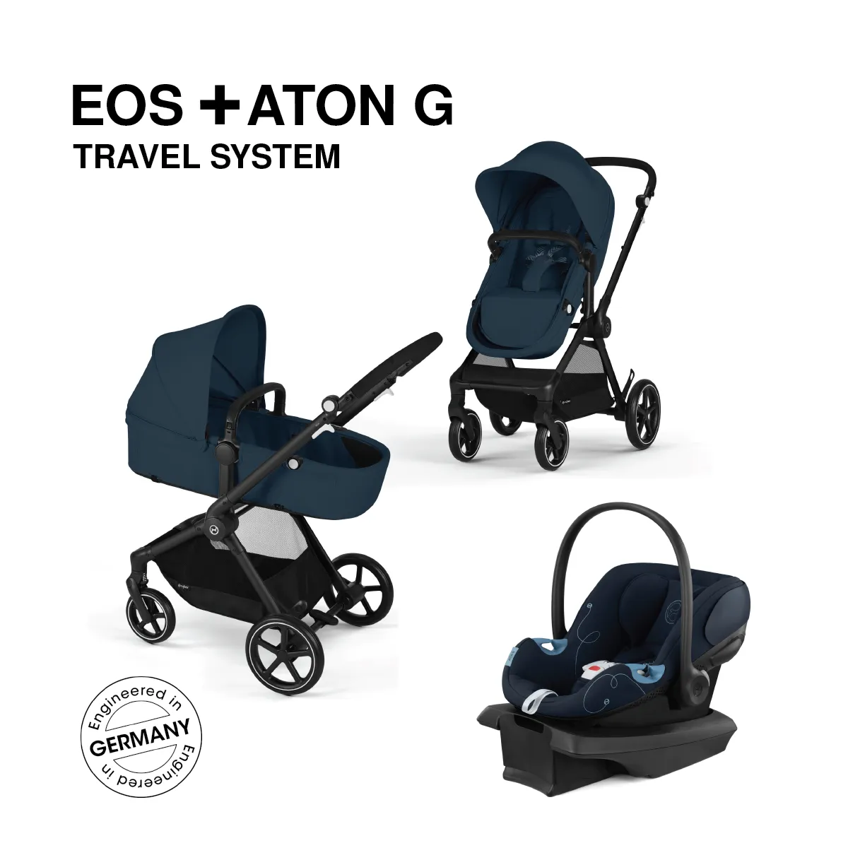 Cybex EOS 5-in-1 Travel System Strollers