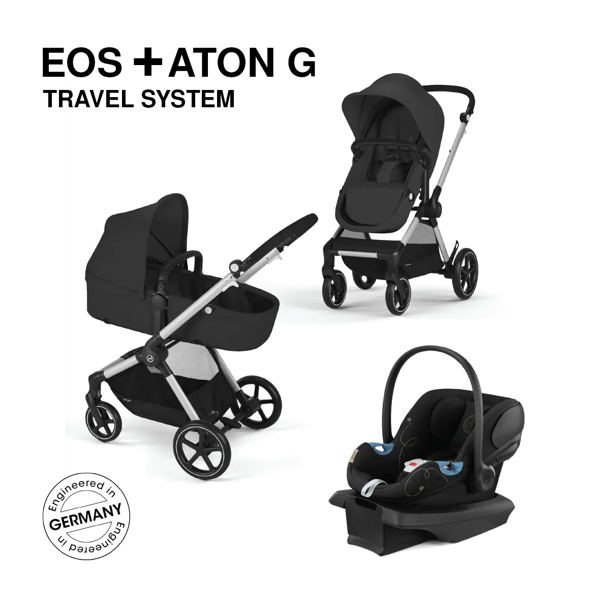 Cybex EOS 5-in-1 Travel System Strollers