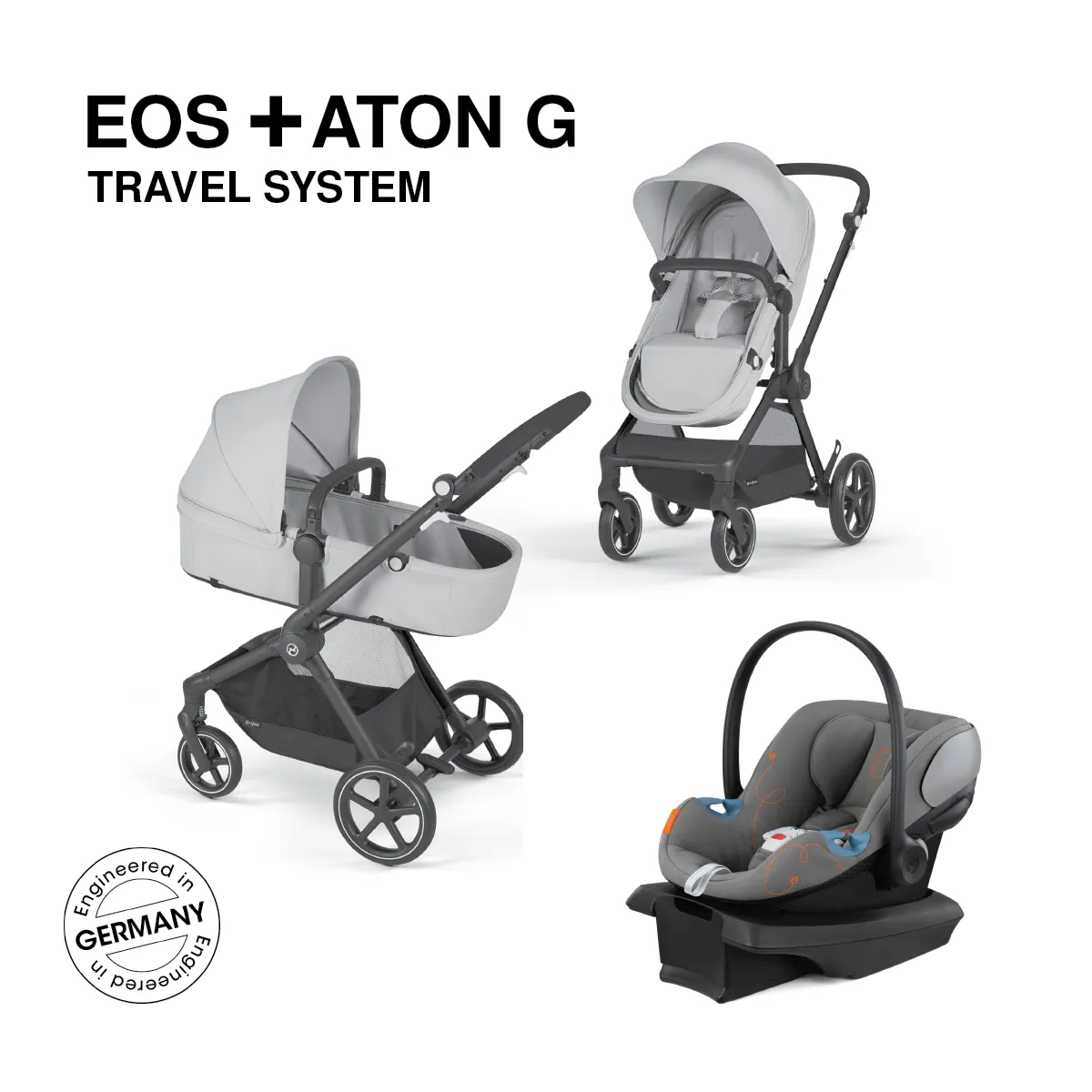 Cybex EOS 5-in-1 Travel System Strollers