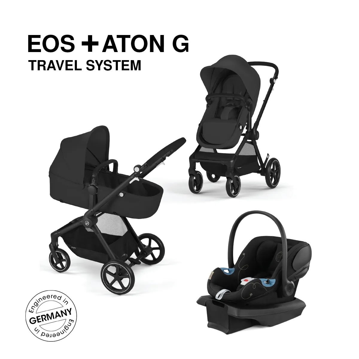 Cybex EOS 5-in-1 Travel System Strollers