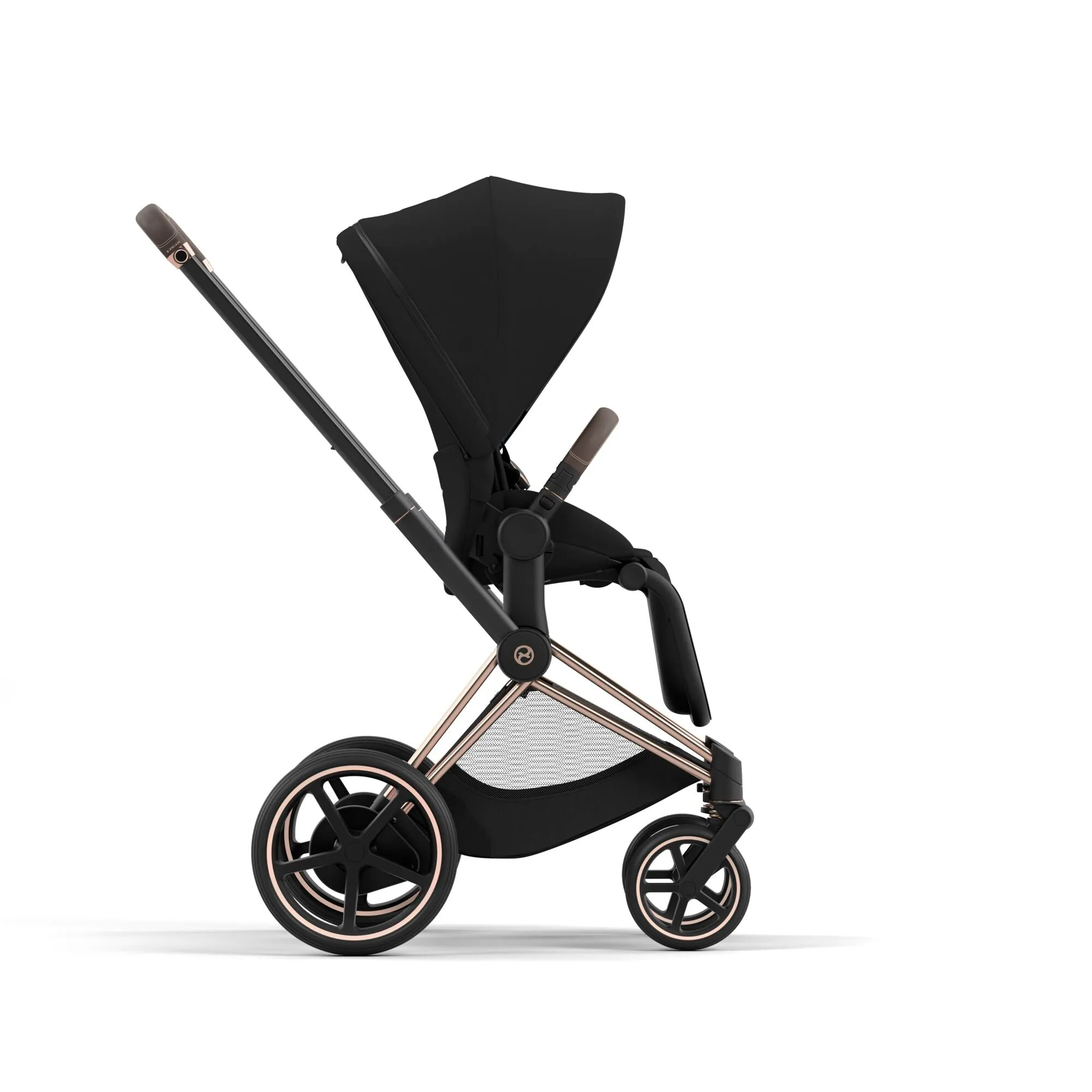 Cybex ePriam Pram 2022 Rose Gold   Stardust Black