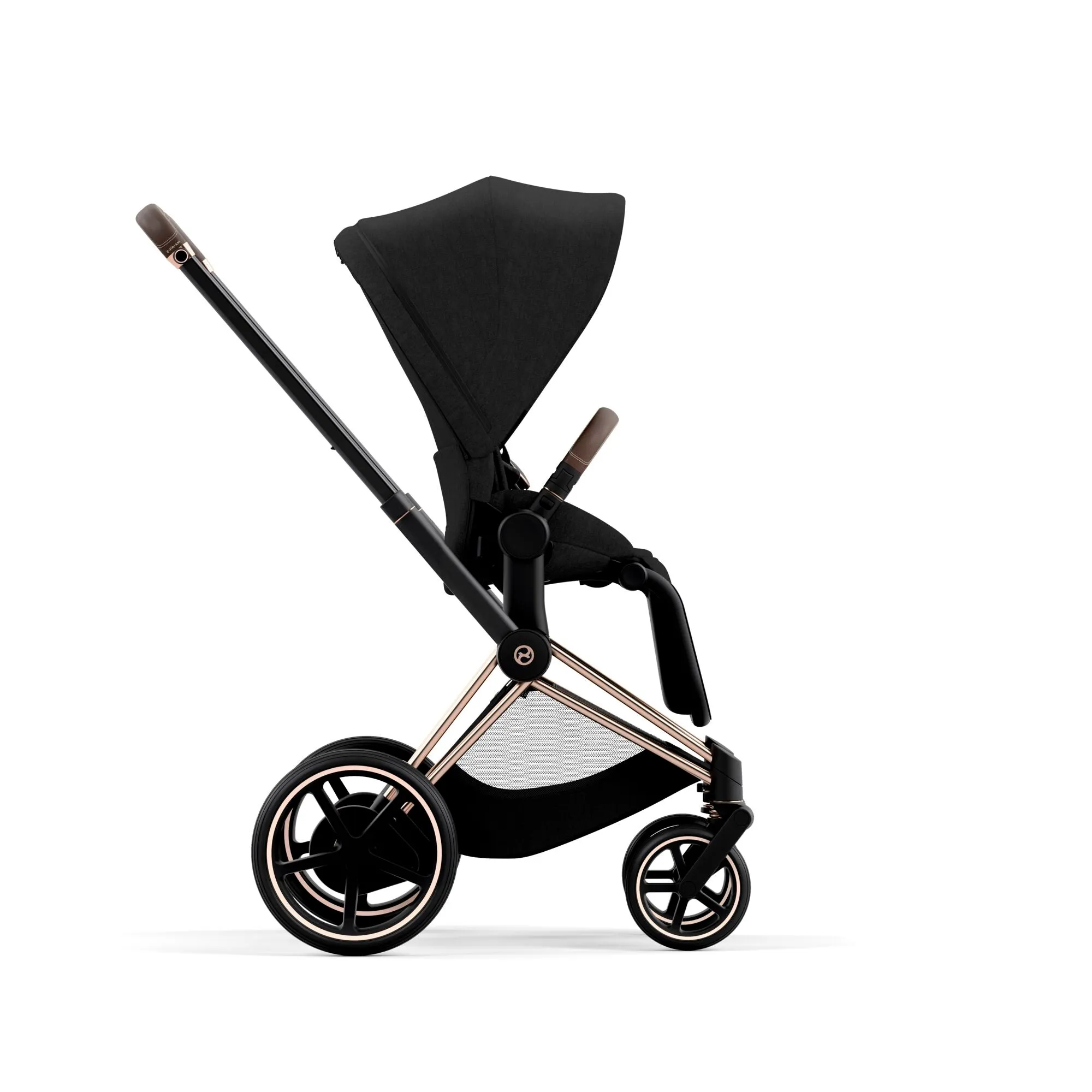 Cybex ePriam Pram 2022 Rose Gold   Stardust Black