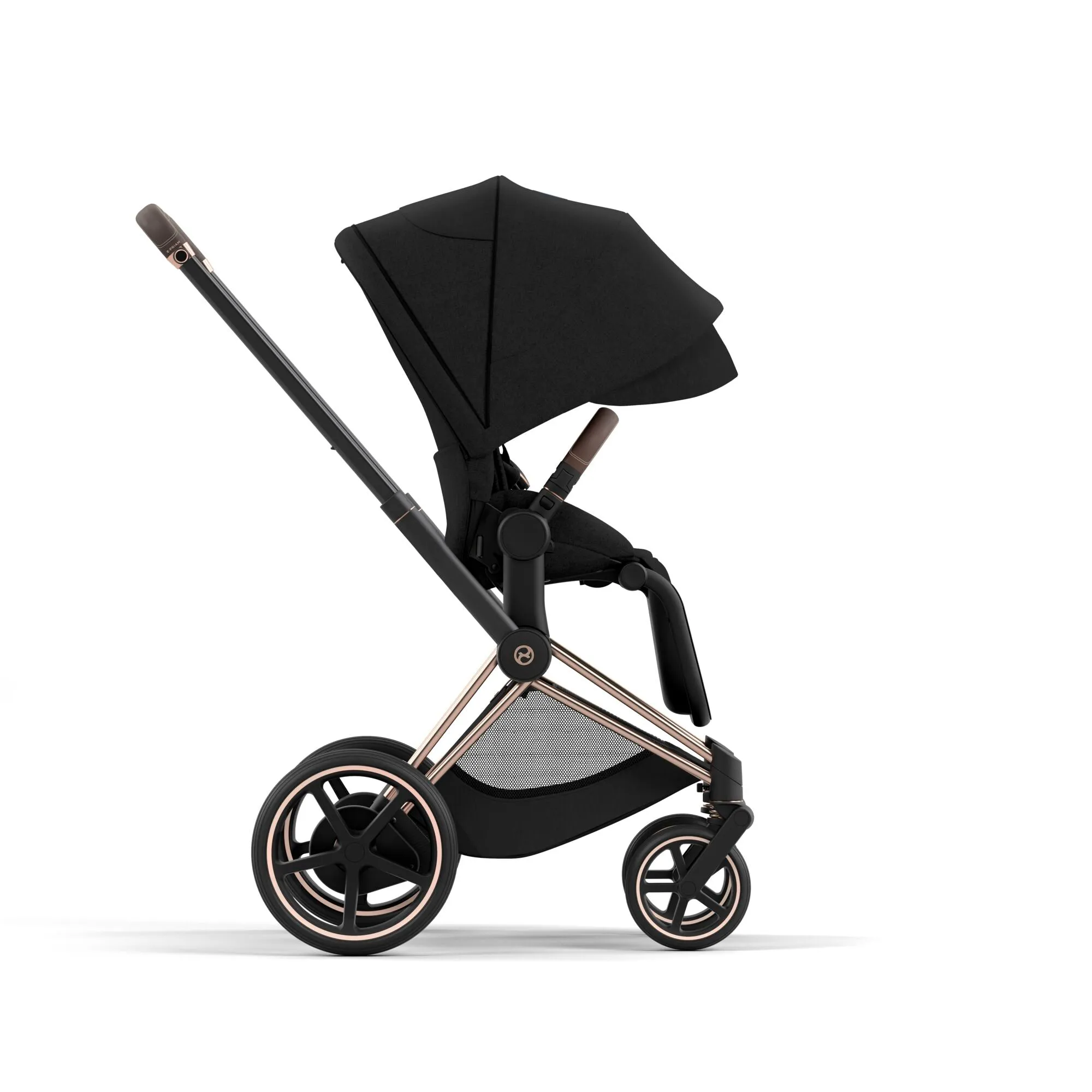 Cybex ePriam Pram 2022 Rose Gold   Stardust Black