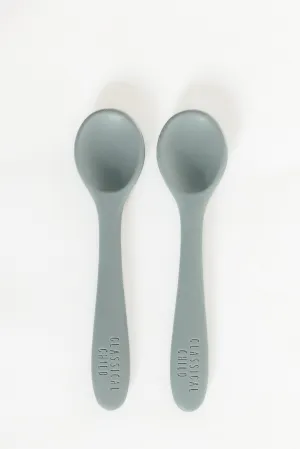 Denim Silicone Spoon 2 Pack