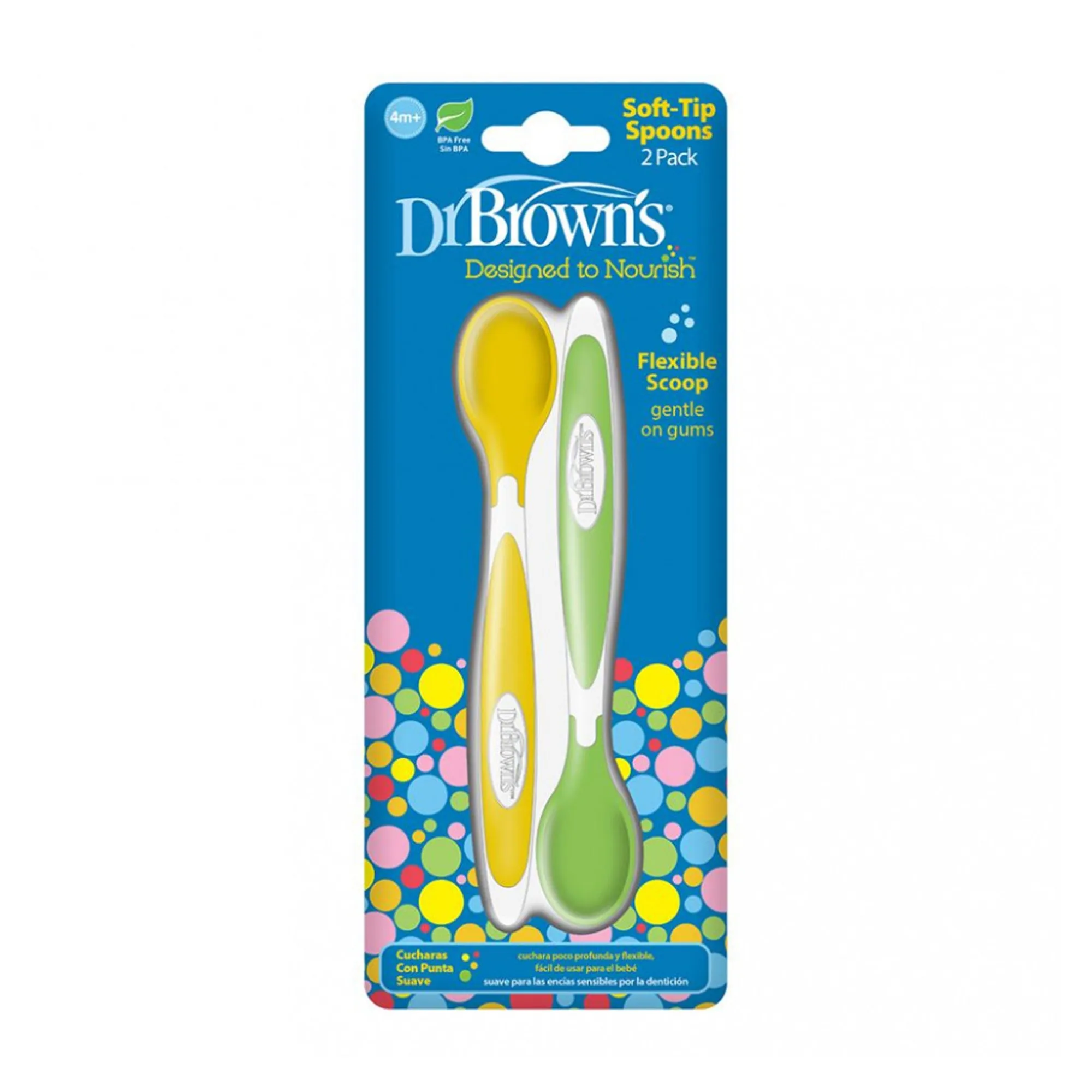 Dr.Brown's Soft Tip Spoons (2-Pack) || 4months to 12months