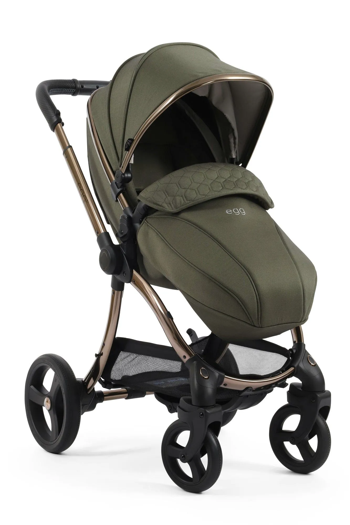 Egg 3 Stroller and Carrycot - Hunter Green