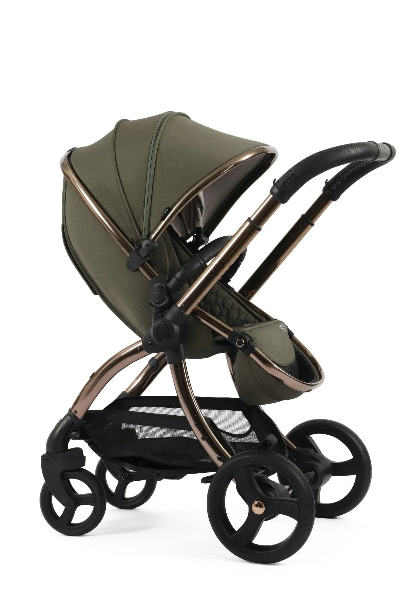 Egg 3 Stroller and Carrycot - Hunter Green