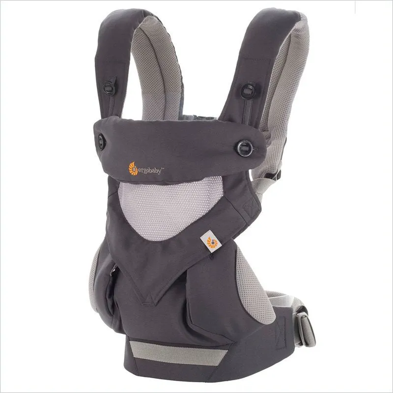 Ergobaby Four Position 360 Performance Cool Air Baby Carrier in Carbon Grey