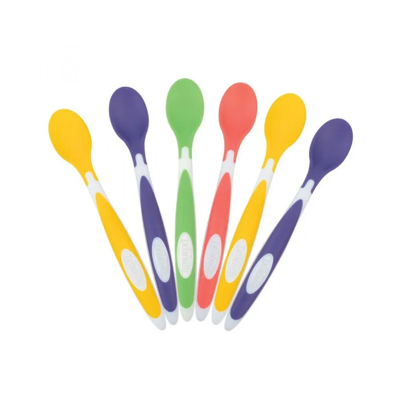 Feeding & Weaning Weaning Soft Tip Spoons Multicolor (6-Pack)