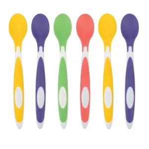 Feeding & Weaning Weaning Soft Tip Spoons Multicolor (6-Pack)