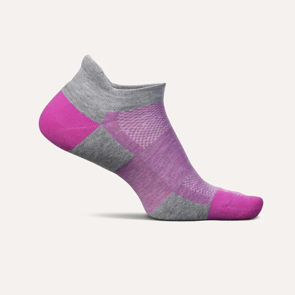 Feetures High Performance Max Cushion No Show Tab - Vivid Violet