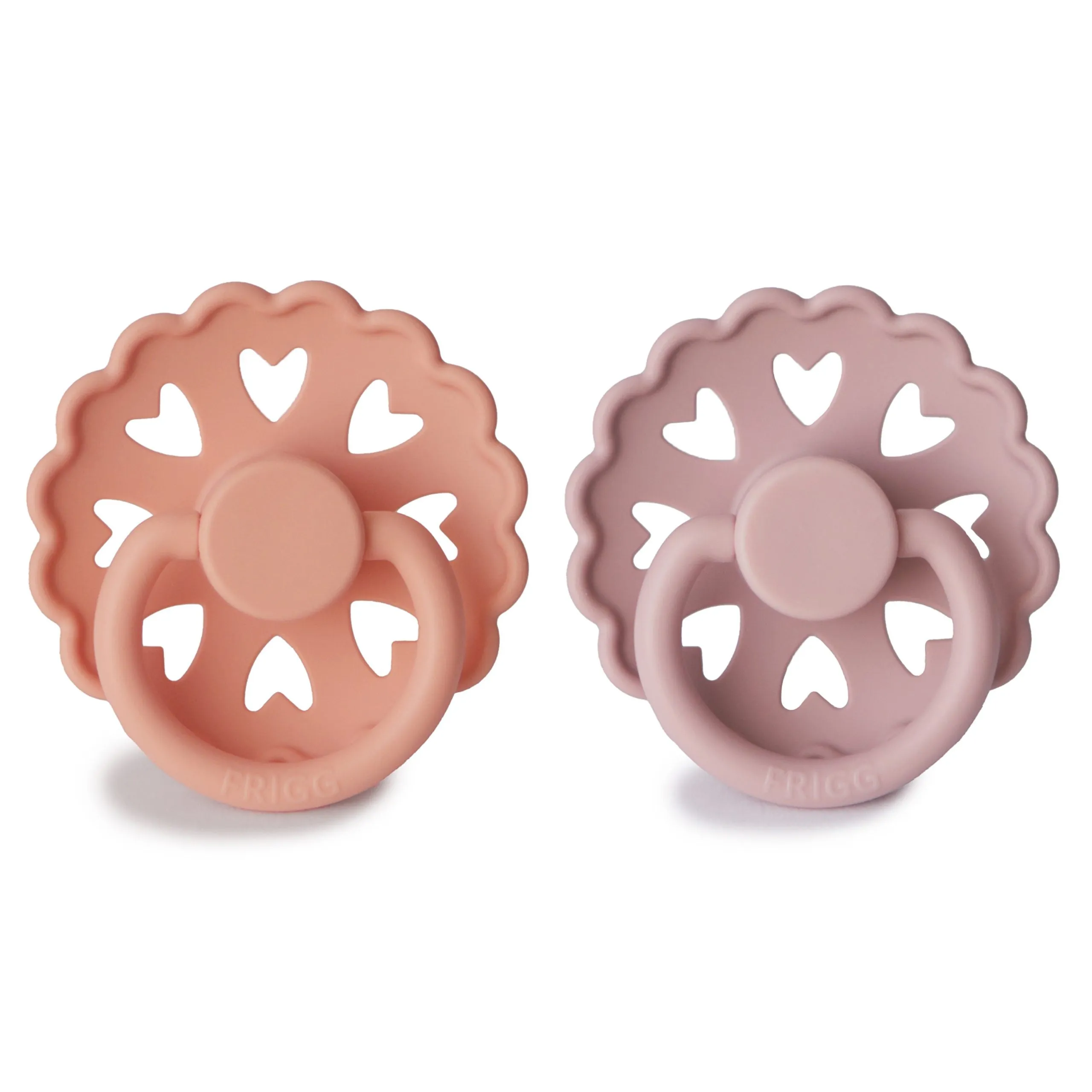 FRIGG Andersen Silicone Baby Pacifier (Pretty in Peach / Primrose)